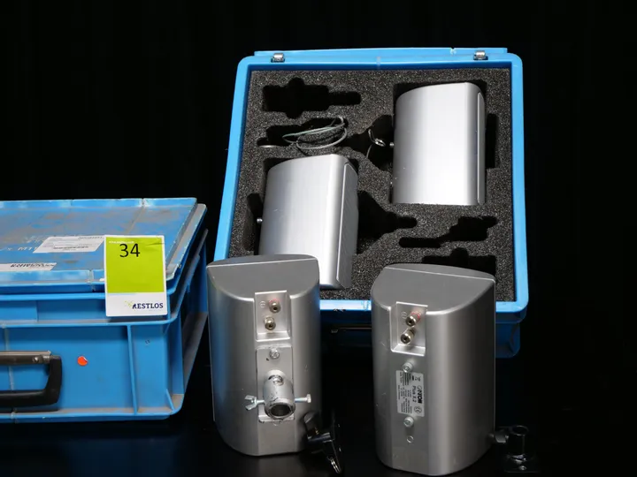 2er Set Canton Plus X.2, silber, Lautsprecherpaar im Case
